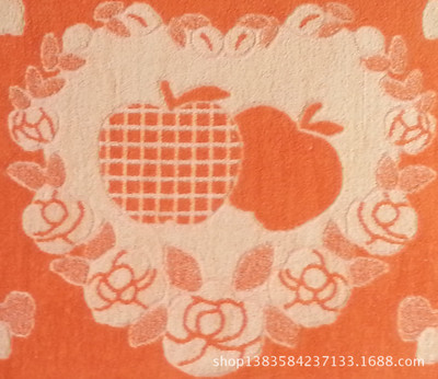 【厂家 直销 团购批发 热销货源 棉 弱捻 提花 苹果 枕巾】价格,厂家,图片,枕巾,高阳县伟明提花厂-